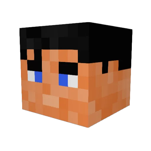 TheMaiden_Slayer Minecraft avatar head, 3D render