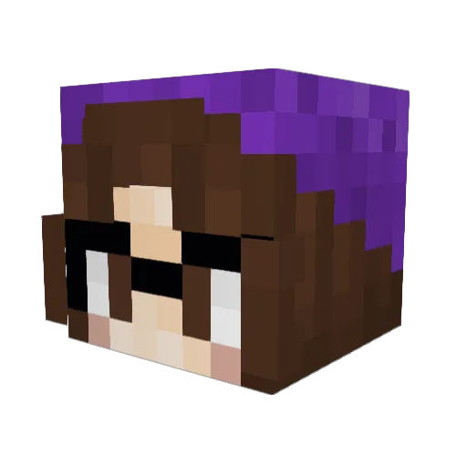 TheMainJew Minecraft avatar head, 3D render