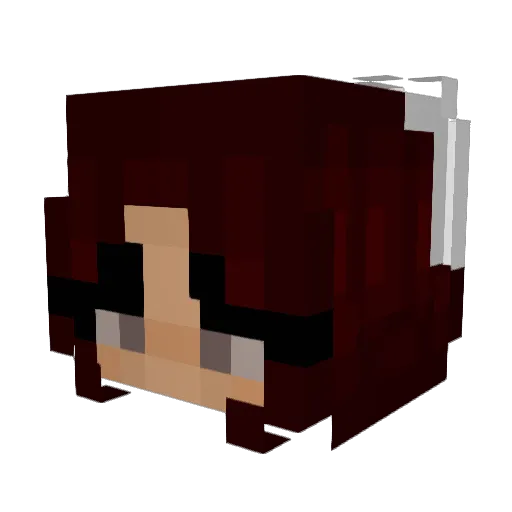 TheMajer Minecraft avatar head, 3D render