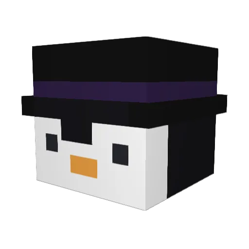 TheManInTheCoat Minecraft avatar head, 3D render