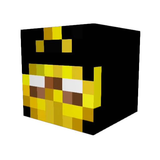 TheManJacko Minecraft avatar head, 3D render