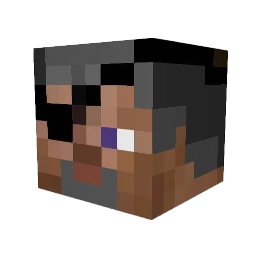 TheManOfSteel Minecraft avatar head, 3D render