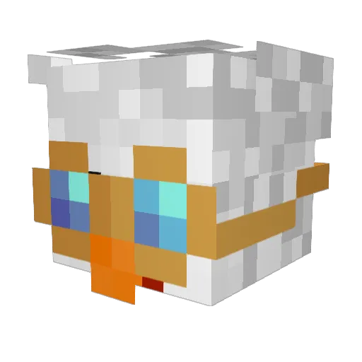 TheManaPotion Minecraft avatar head, 3D render