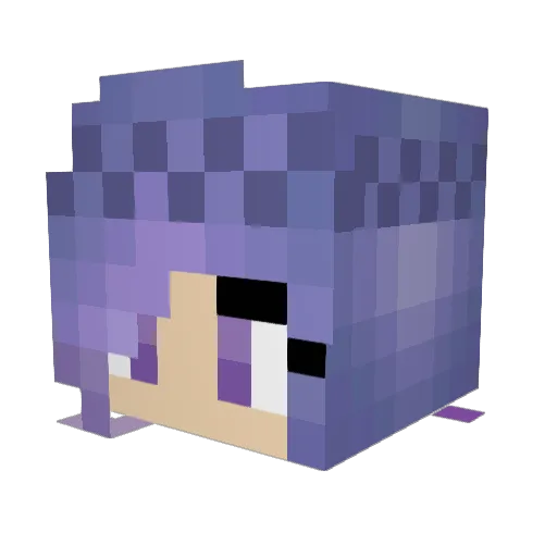 TheMangaFanatic Minecraft avatar head, 3D render