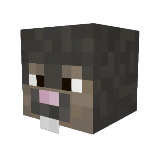 TheMaos Minecraft avatar head, 3D render