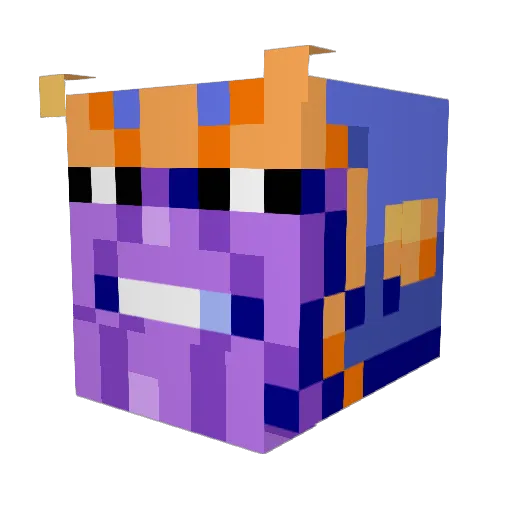 TheMarMar Minecraft avatar head, 3D render