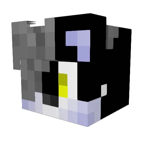 TheMarca Minecraft avatar head, 3D render