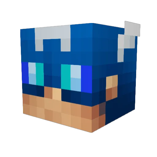 TheMarci_ Minecraft avatar head, 3D render