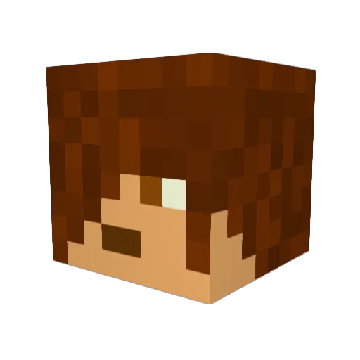 TheMarcus418 Minecraft avatar head, 3D render