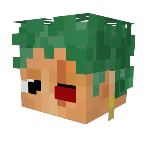TheMarksman45 Minecraft avatar head, 3D render