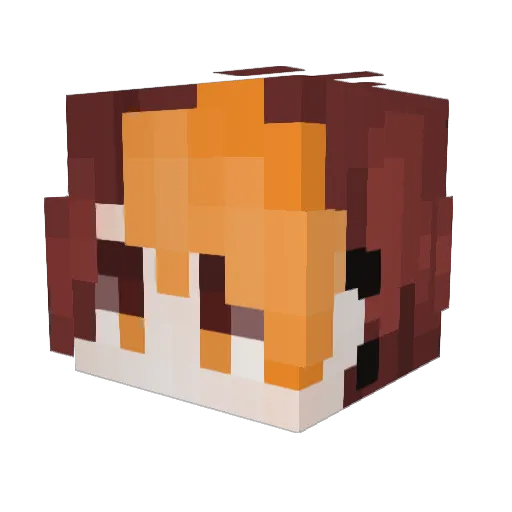 TheMaroonDealer Minecraft avatar head, 3D render