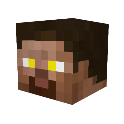 TheMarsUltor Minecraft avatar head, 3D render