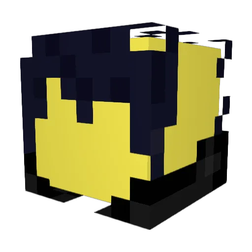 TheMarsXD Minecraft avatar head, 3D render
