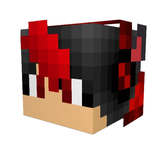 TheMarty7 Minecraft avatar head, 3D render