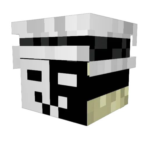 TheMaskedShowman Minecraft avatar head, 3D render