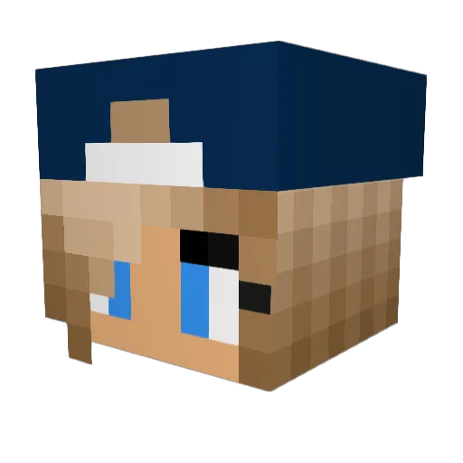 TheMaster2811 Minecraft avatar head, 3D render