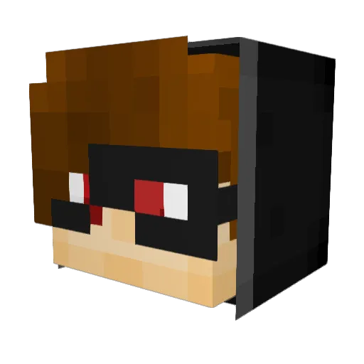 TheMasterBoy Minecraft avatar head, 3D render