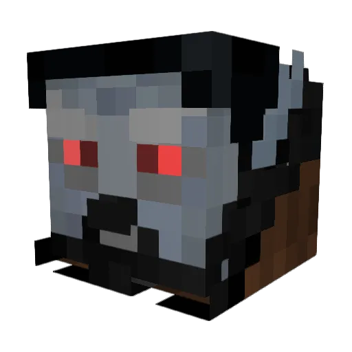 TheMasterNeloth Minecraft avatar head, 3D render