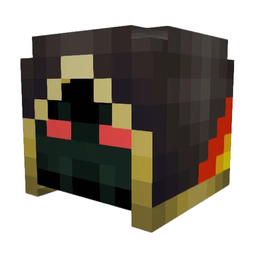 TheMasterPCF Minecraft avatar head, 3D render