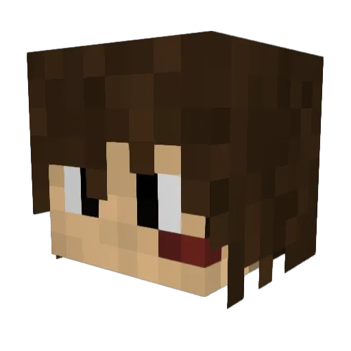 TheMasto29 Minecraft avatar head, 3D render