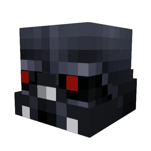 TheMates_1313 Minecraft avatar head, 3D render
