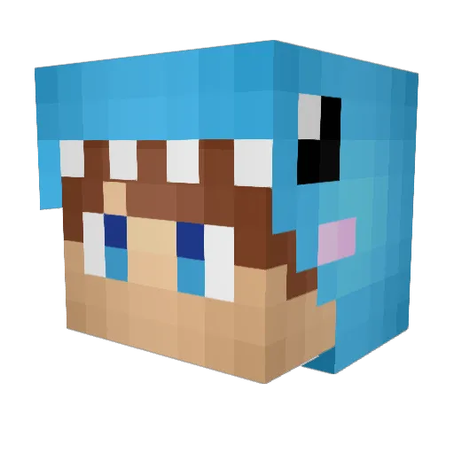 TheMatias_ Minecraft avatar head, 3D render