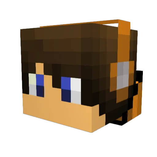 TheMatrix789 Minecraft avatar head, 3D render