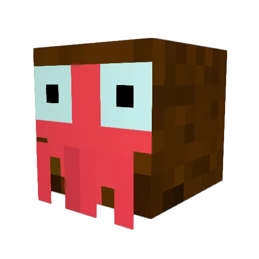 TheMatster1 Minecraft avatar head, 3D render