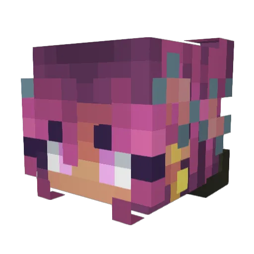 TheMatt28 Minecraft avatar head, 3D render
