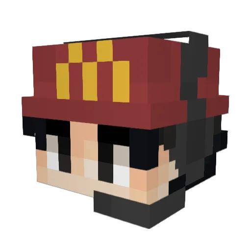 TheMatth12 Minecraft avatar head, 3D render
