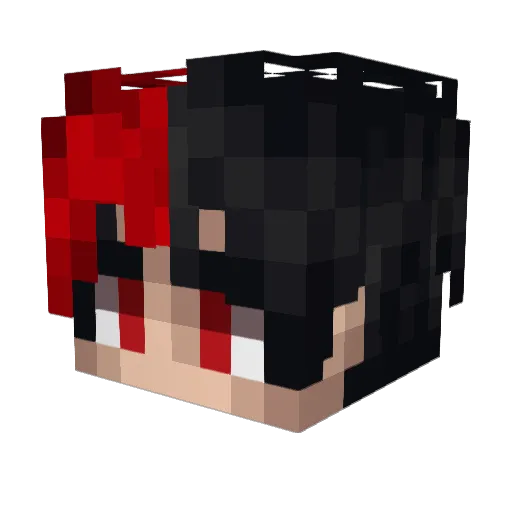 TheMattii Minecraft avatar head, 3D render
