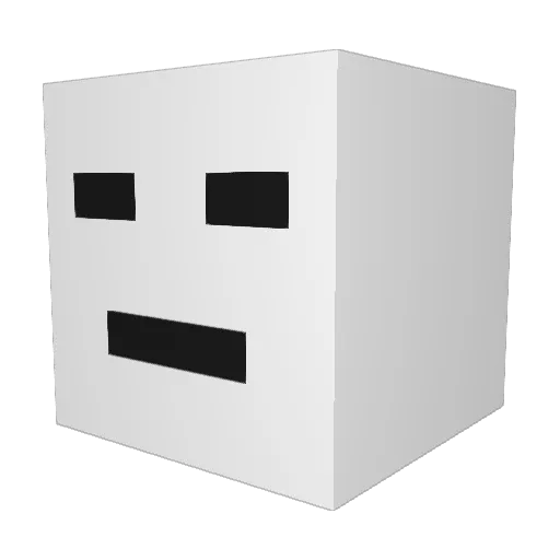 TheMayBaJoone Minecraft avatar head, 3D render