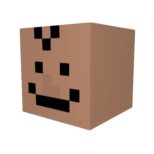 TheMayonaise Minecraft avatar head, 3D render