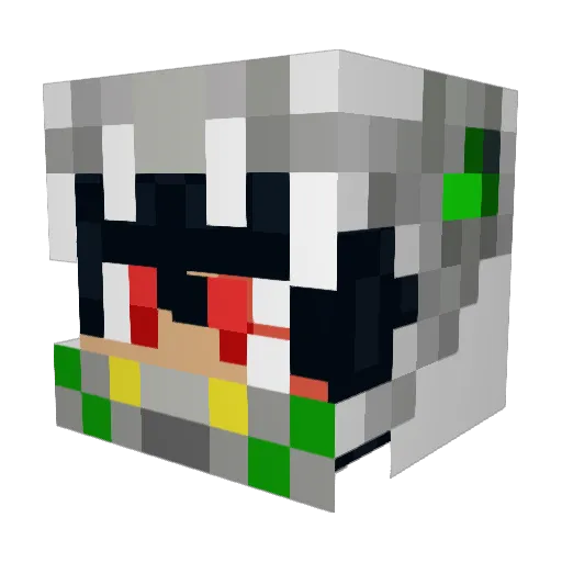 TheMcMuffinator Minecraft avatar head, 3D render