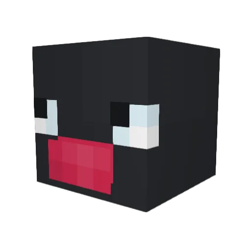 TheMeatSadqr Minecraft avatar head, 3D render