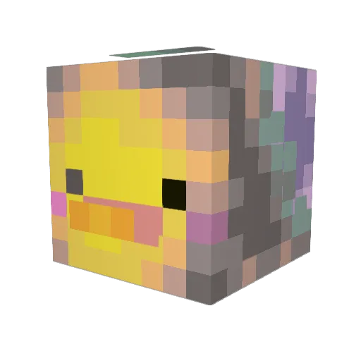TheMemeIsMe Minecraft avatar head, 3D render