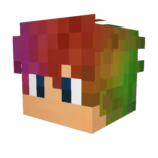 TheMemelord420 Minecraft avatar head, 3D render