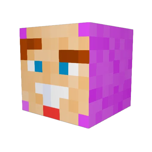 TheMemerHarpez Minecraft avatar head, 3D render