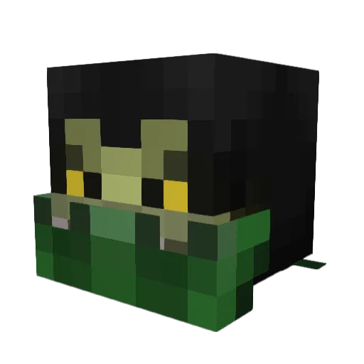 TheMergleKing Minecraft avatar head, 3D render