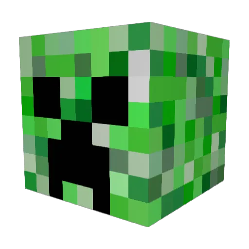 TheMerkleWhip Minecraft avatar head, 3D render