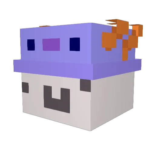 TheMetoReiz Minecraft avatar head, 3D render