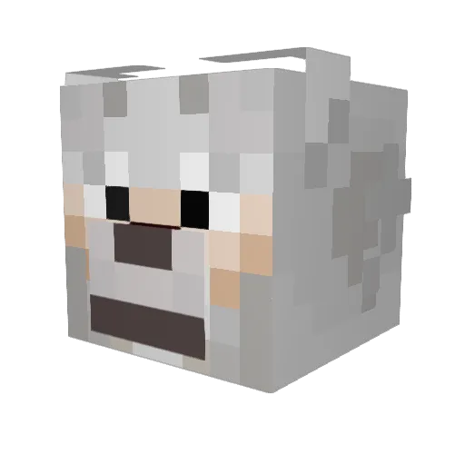 TheMightiestBoi Minecraft avatar head, 3D render