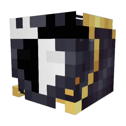 TheMightyBigEv Minecraft avatar head, 3D render