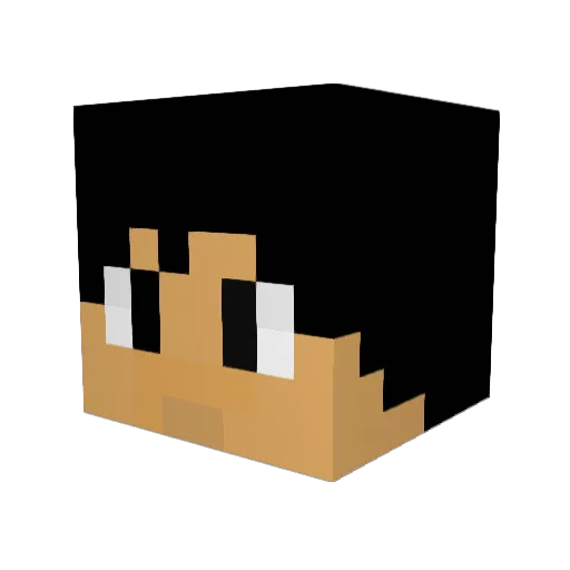 TheMillerGuth Minecraft avatar head, 3D render