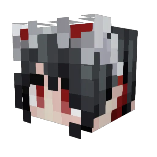 TheMilo003 Minecraft avatar head, 3D render