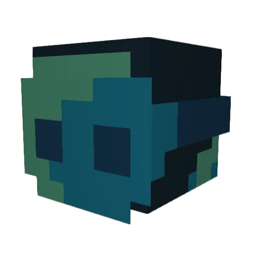 TheMimiq Minecraft avatar head, 3D render