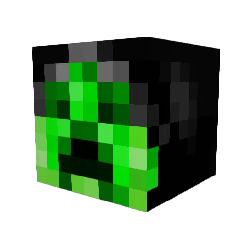 TheMineRob Minecraft avatar head, 3D render