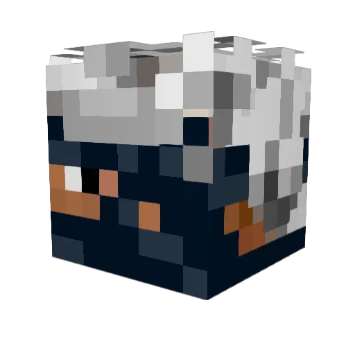 TheMinecraftlerX Minecraft avatar head, 3D render