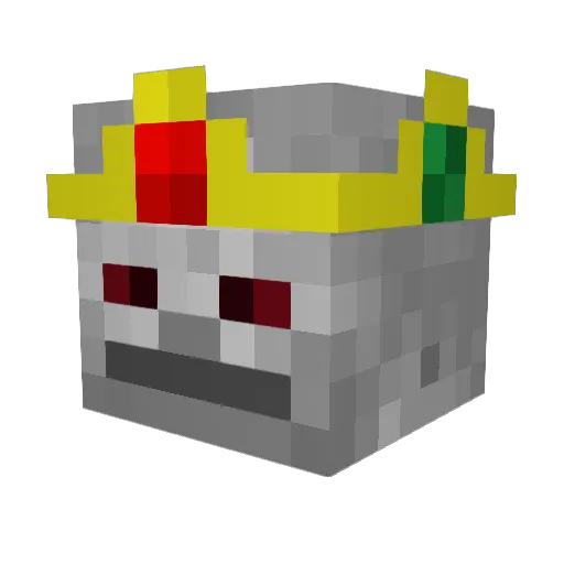 TheMineman13231 Minecraft avatar head, 3D render