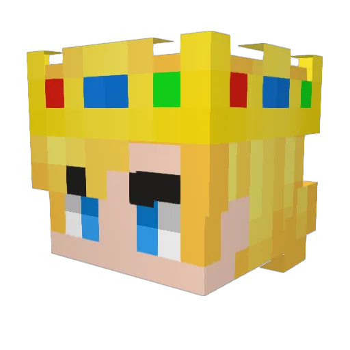 TheMiningKiiNG Minecraft avatar head, 3D render